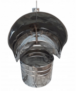 Komínová hlavica s ložiskom ø160 mm nerez