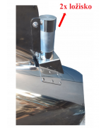 Komínová hlavica s ložiskom ø160 mm nerez