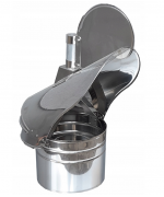 Komínová hlavica s ložiskom ø160 mm nerez