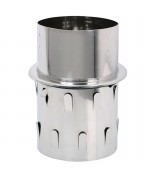 Prechod do šamotu ø140 mm nerez