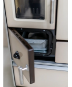 Sporák DOMINANT 70 6,7kW CAPPUCCINO - ľavý