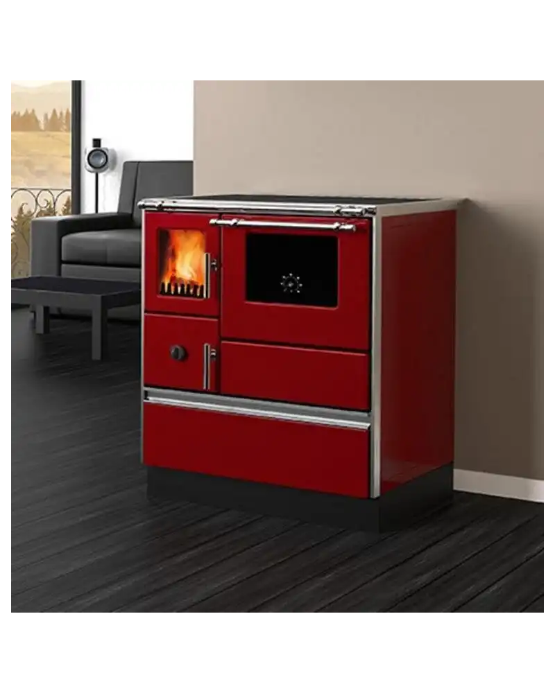 Sporák DOMINANT 70 6,7kW ČERVENÝ - pravý