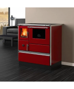 Sporák DOMINANT 70 6,7kW ČERVENÝ - pravý