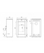 DEFRO HOME ORBIS - krbové kachle čierne prevedenie