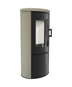 Kratki Koza AB S/DR betón krém - krbové kachle