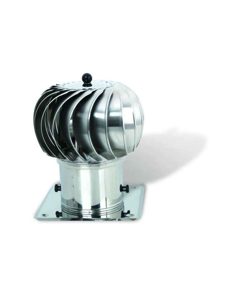 Ventilačná hlavica s podstavou ø350 mm nerez