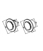 Anemostat fi75mm - vyfúkový pre PLASTOVÉ ROZVODY REKUPERÁCIE