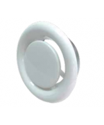 Anemostat fi75mm - vyfúkový pre PLASTOVÉ ROZVODY REKUPERÁCIE