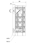 Krbové kachle Kratki - Blanka 8 - krémové kachle