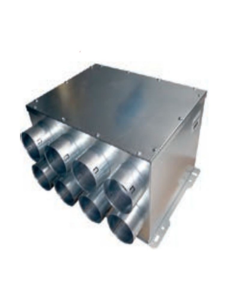 Rozdeľovací box s 8 vývodmi priamy 8×75 mm/160 mm