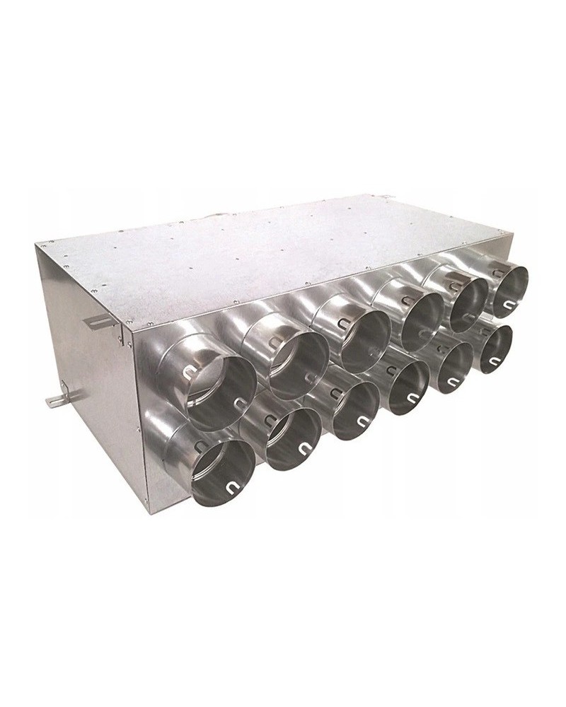 Rozdeľovací box s 12 vývodmi priamy 12x75 mm/160 mm