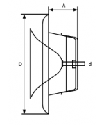 Anemostat biely ø 100 mm