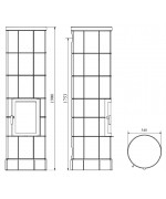 Norsk Kleber BABINA 6 - mastencová pec