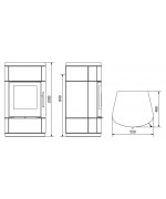 Norsk Kleber MARCELLO 100 - mastencová pec