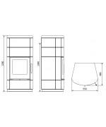 Norsk Kleber MARCELLO 100 - mastencová pec