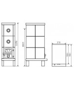 Norsk Kleber OTTA 102 - mastencová pec