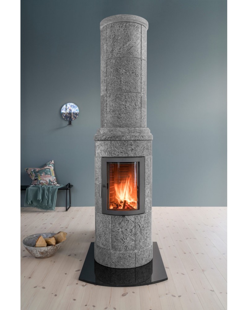 Norsk Kleber Kristin s plochým vrchom - mastencová pec