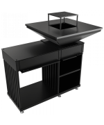 Kratki QUADRUM HORIZONTAL - ohnisko s grilom