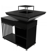 Kratki QUADRUM HORIZONTAL - ohnisko s grilom