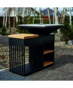 Kratki QUADRUM HORIZONTAL - ohnisko s grilom