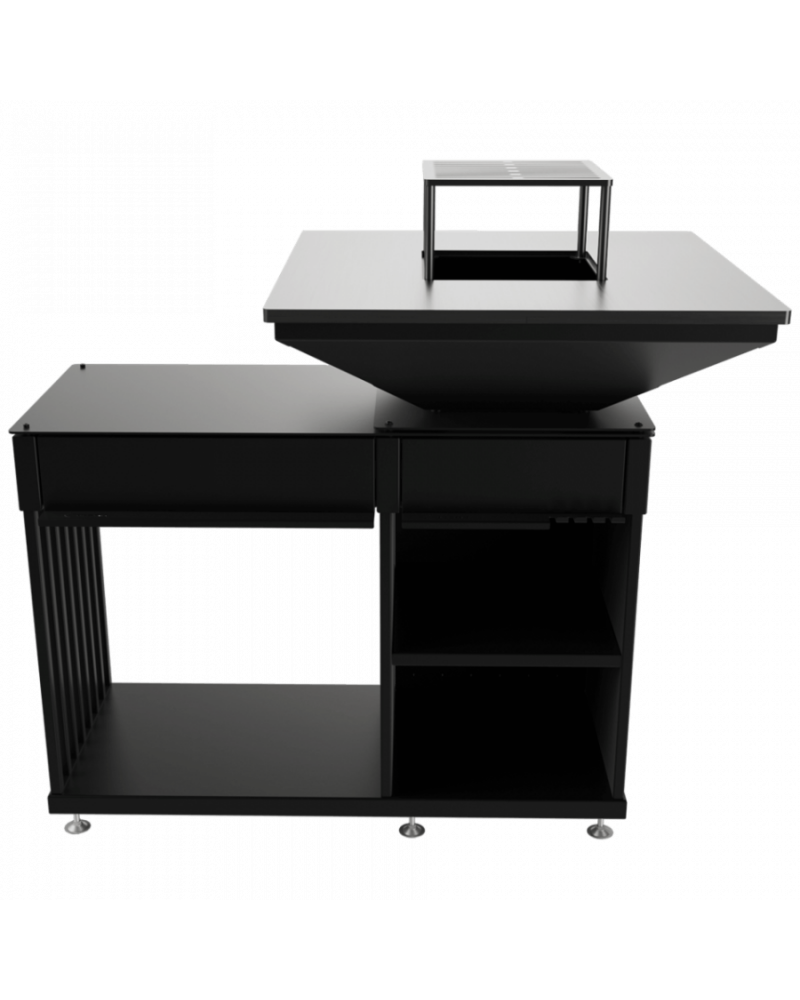 Kratki QUADRUM HORIZONTAL - ohnisko s grilom