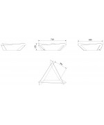 Záhradné ohnisko TRIANGLE