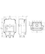 DEFRO HOME RIVA SM G SHORT - krbová vložka s teplovodným výmenníkom