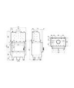 DEFRO HOME RIVA SM SHORT - krbová vložka s teplovodným výmenníkom