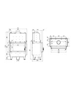 DEFRO HOME RIVA ME SHORT - krbová vložka s teplovodným výmenníkom