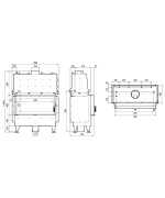 DEFRO HOME RIVA LA SHORT - krbová vložka s teplovodným výmenníkom