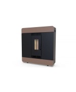 DEFRO HOME AIRPELL- Peletové kachle čierne prevedenie