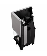 Kratki VN 700/480 pravé presklenie s výsuvným otváraním dvierok - krbová vložka rohová