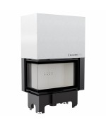 Kratki VN 810/410 ľavé presklenie s výsuvným otváraním dvierok - krbová vložka rohová