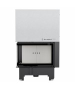 Kratki VN 810/410 ľavé presklenie s výsuvným otváraním dvierok - krbová vložka rohová