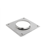 Komínová doska kratka 220 mm nerez