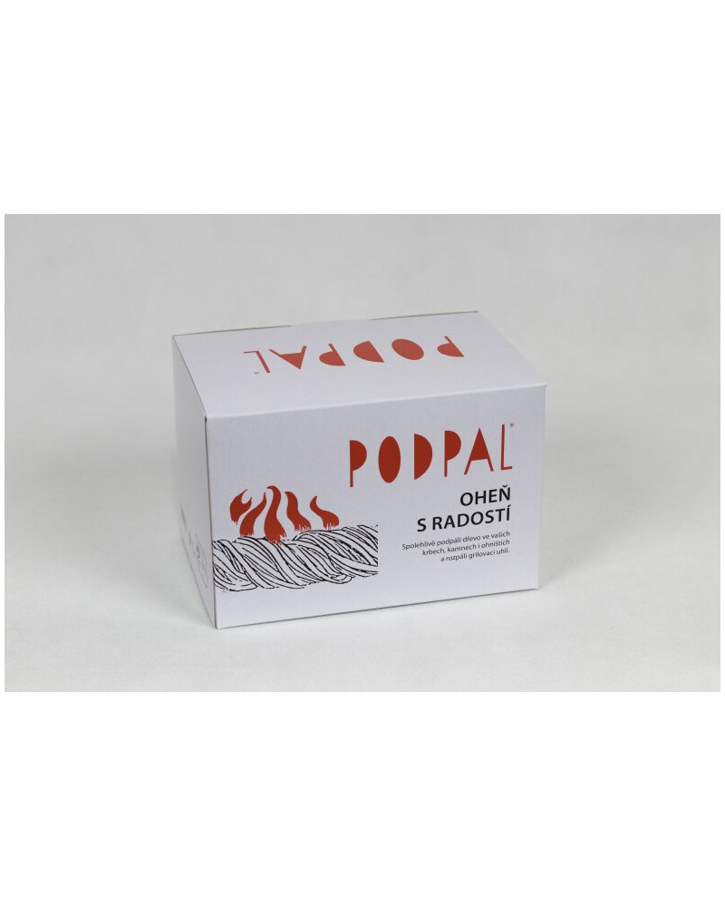 Drevitý podpaľovac - PODPAL KRABIČKA 50ks