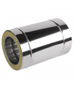 Rúra rovná ø130 mm nerez - 250 mm