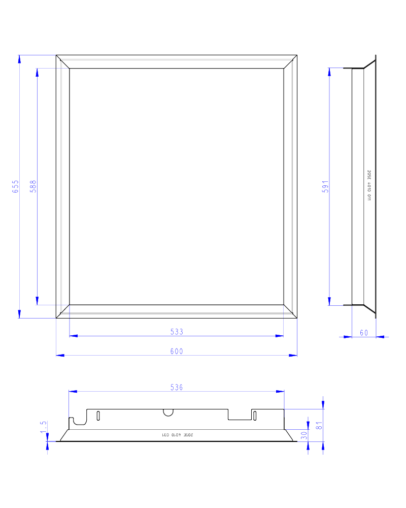 RÁMIK I2F RAM06 krycí