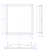 RÁMIK I2F RAM06 krycí