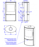 ROMOTOP SONE G 01keramika s reliéfom - krbové kachle