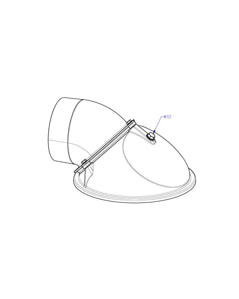 ROMOTOP - OTOČNÁ KOPULA S KOLENOM 180