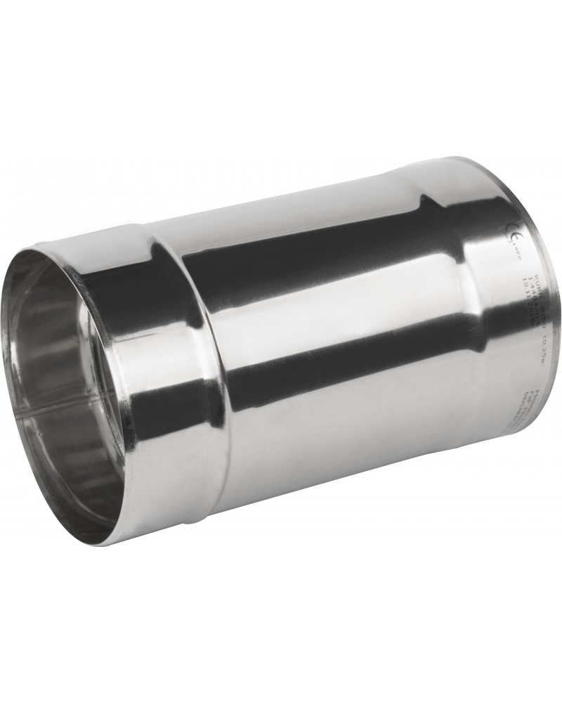Rúra rovná ø100 mm nerez - 250 mm
