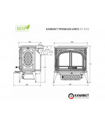 Kawmet Premium ARES S7 ECO - liatinové kachle