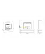 Dimplex Sherwood ECO LED s efektom Revillusion - elektrický krb