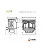 Kawmet Premium ZEUS S9 ECO - liatinové kachle