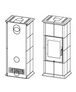 Romotop Gremio 5- akumulačné krbové kachle