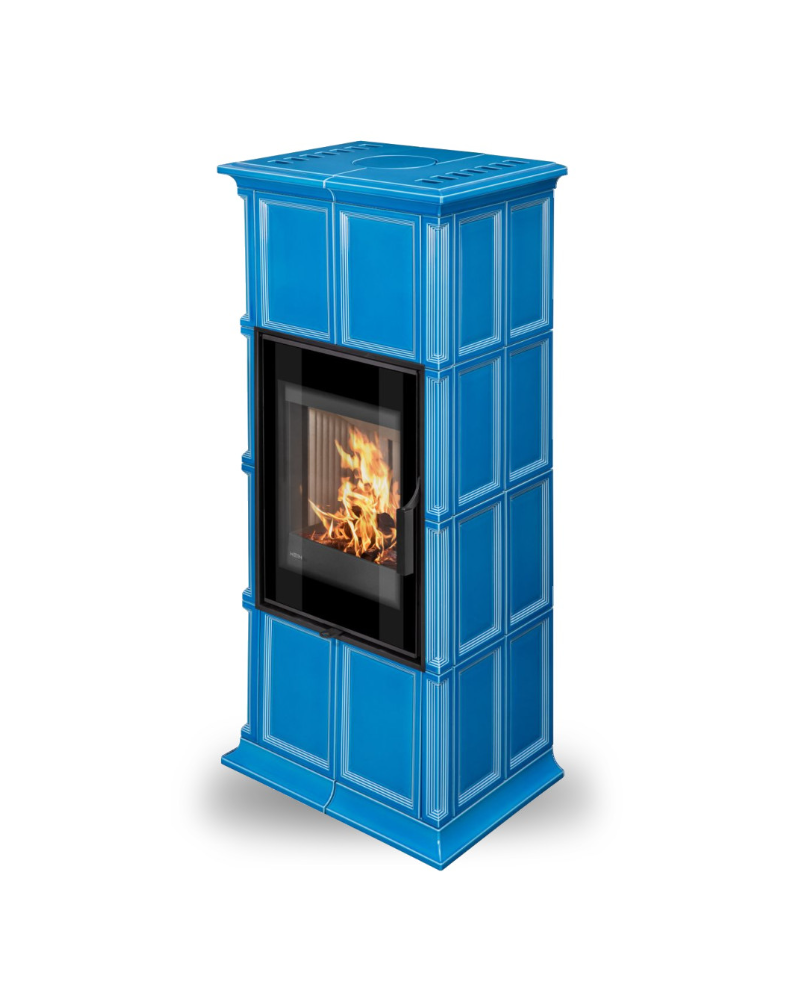 Romotop Gremio 1G - akumulačné krbové kachle, celopresklené dvierka