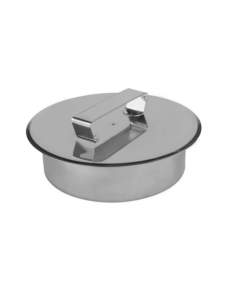 Záslepka ø100 mm nerez