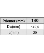 Kondenzačná ímka ø140 mm nerez
