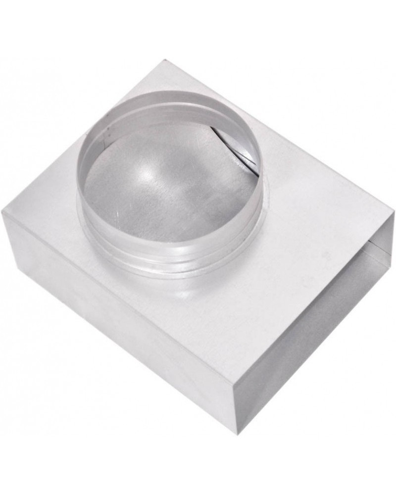 Prechod kanál / ø 100 90° kanál 150x50